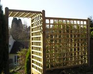 Bespoke trellis archway