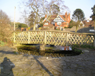 Wooden bridge